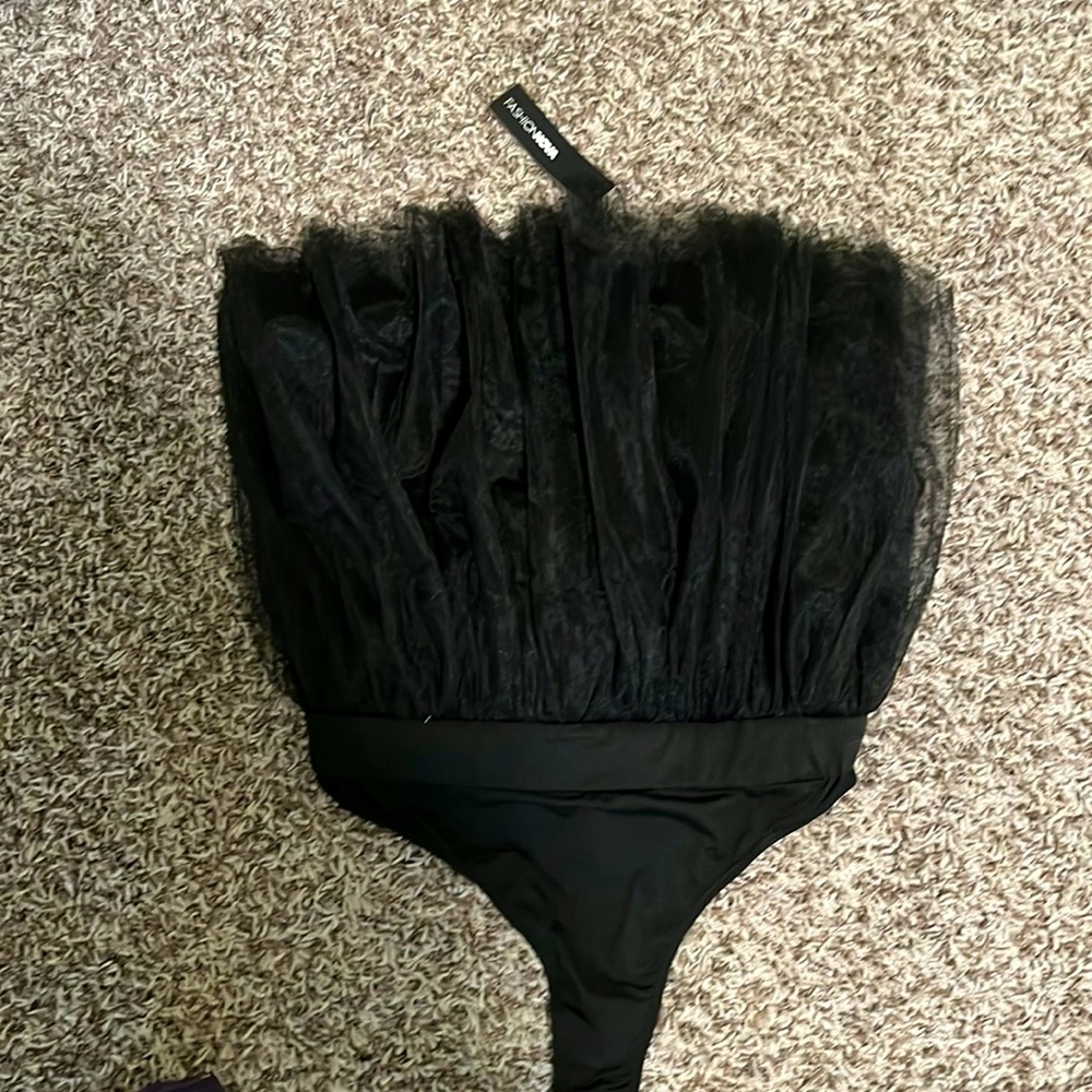 NWT strapless bodysuit